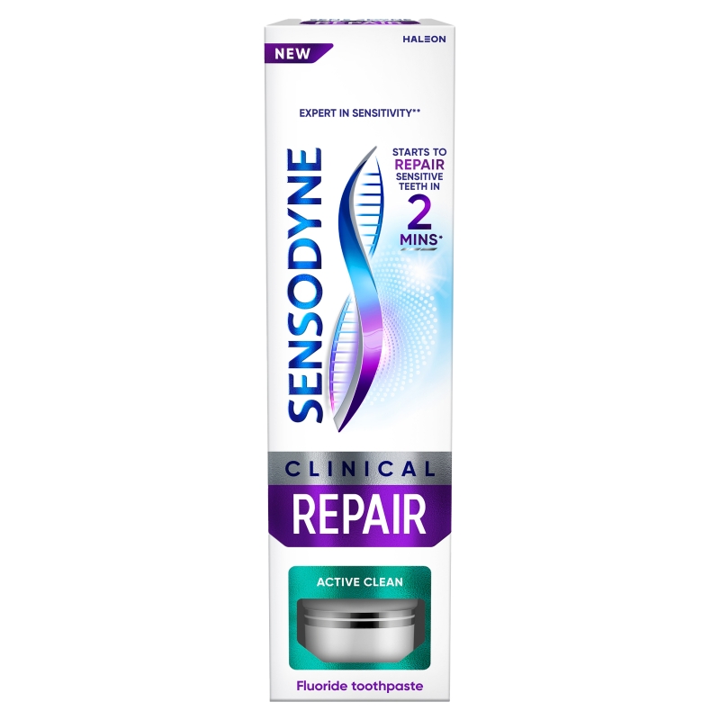 Sensodyne Clinical Repair Active Clean, pasta, 75 ml