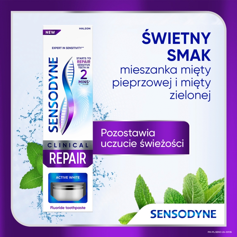 Sensodyne Clinical Repair Active White, pasta. 75 ml