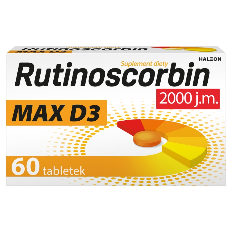 Rutinoscorbin Max D3, 60 tabletek