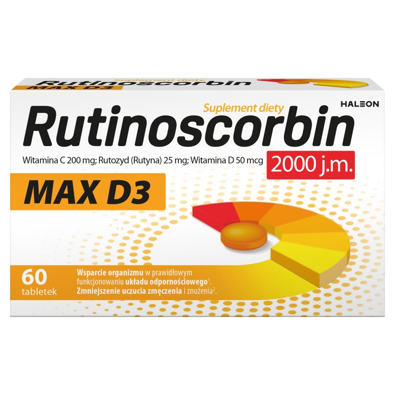 Rutinoscorbin Max D3 60 tabletek
