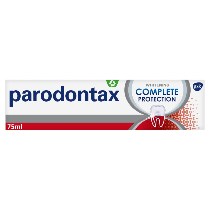 Parodontax Complete Protection Whitening, pasta wybielająca do zębów, 75  ml