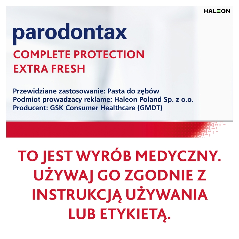 Parodontax Complete Protection, pasta, 75 ml