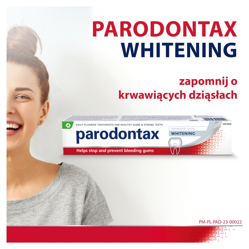 Parodontax Whitening, pasta do zębów wybielająca, 75 ml