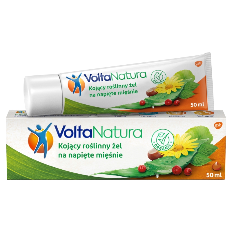 VoltaNatura Żel, kojący, roślinny na napięte mięśnie, 50 ml