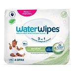 WaterWipes Soapberry chusteczki nasączane, 99,9% wody, 240 szt. (4 op. po 60 szt.)