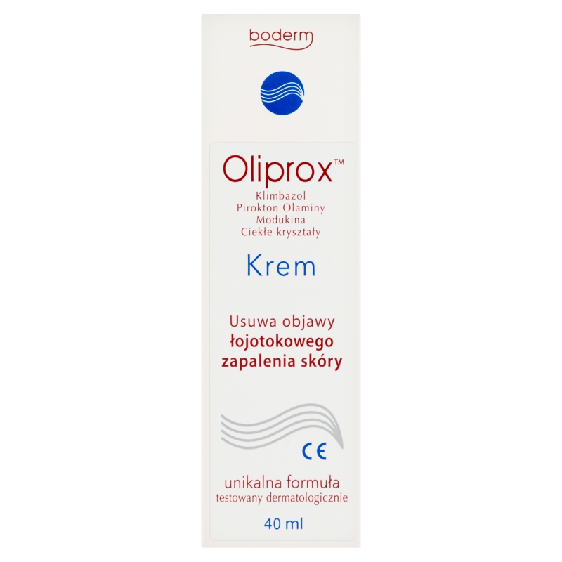 Oliprox, krem o właściwościach przeciwgrzybiczych i przeciwbakteryjnych, 40 ml