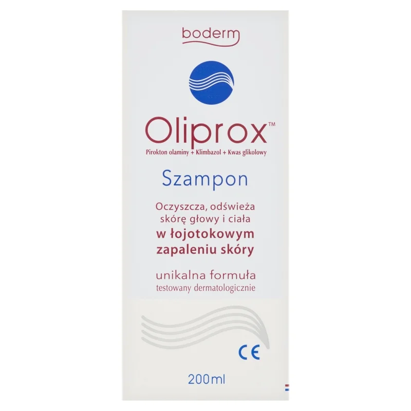 Oliprox, szampon do stosowania w łojotokowym zapaleniu skóry głowy i ciała, 200 ml