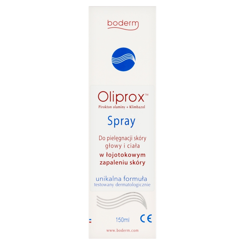Oliprox, spray do pielęgnacji skóry łojotokowej, 150 ml