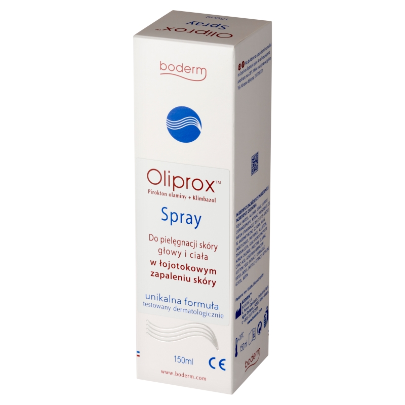 Oliprox, spray do pielęgnacji skóry łojotokowej, 150 ml