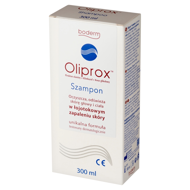 OLIPROX, szampon oczyszczający w łojotokowym zapaleniu skóry, 300 ml