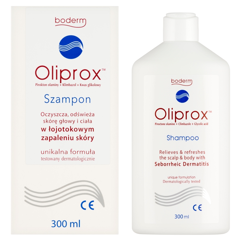 OLIPROX, szampon oczyszczający w łojotokowym zapaleniu skóry, 300 ml
