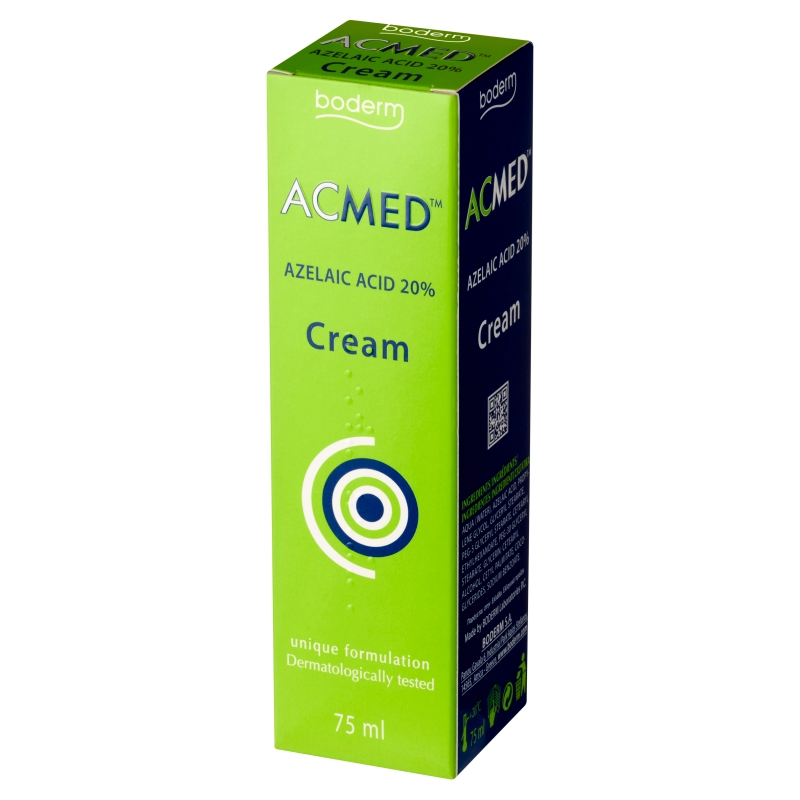 ACMED - Azelaic Acid 20%, krem z kwasem azelainowym do skóry tłustej, 75 ml