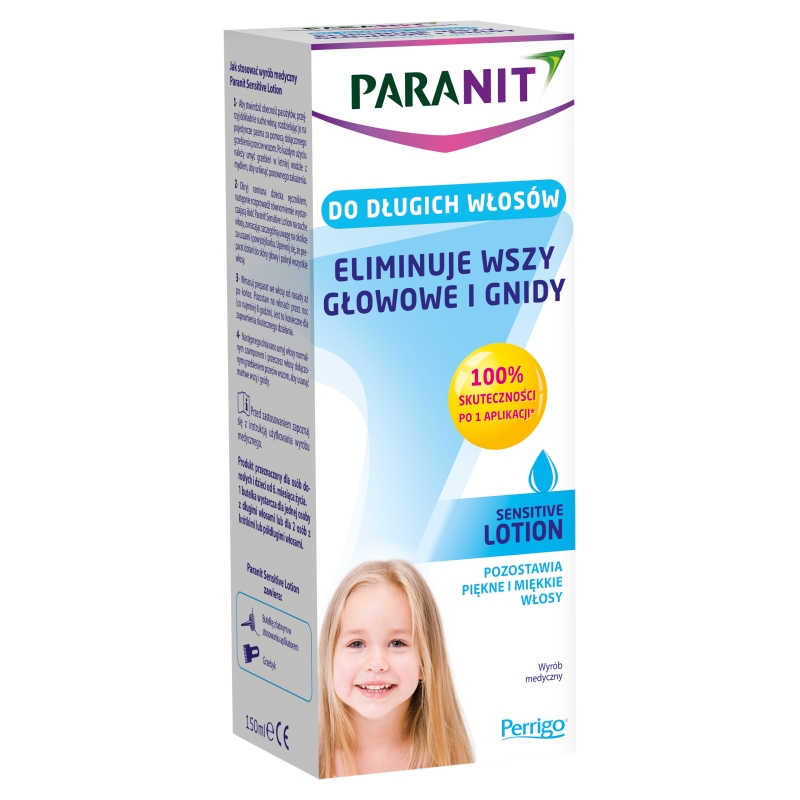 Paranit Sensitive Lotion  preparat do likwidacji wszy i gnid, 150 ml