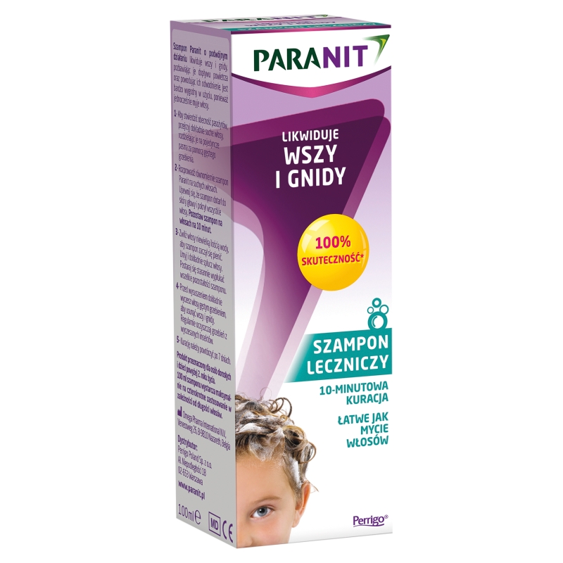 Paranit szampon leczniczy przeciwko wszawicy, 100 ml
