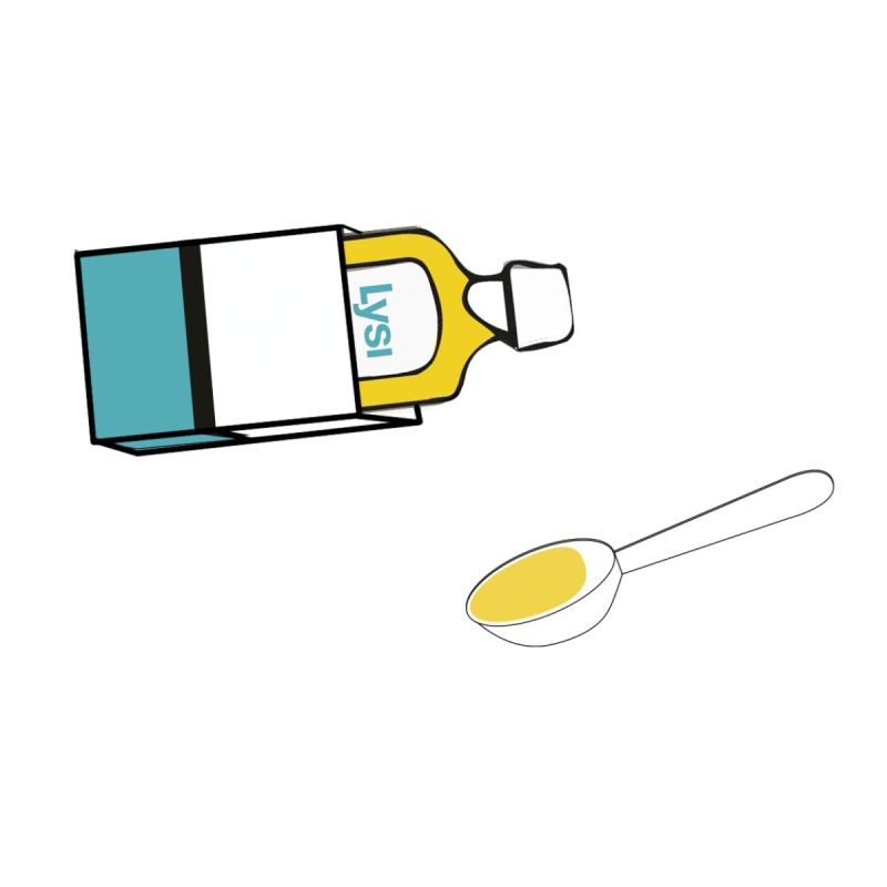 Lysi Tran islandzki, cytrynowo-miętowy, 240 ml