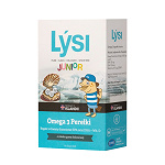 Lysi Junior Omega 3 perełki o smaku gumy balonowej, 60 szt.