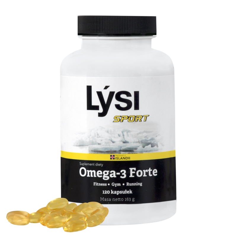 Lysi Sport Omega 3 Forte 1000 mg, 120 kapsułek