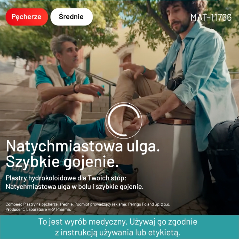 Compeed , plastry na pęcherze rozmiar średni, 5 szt.