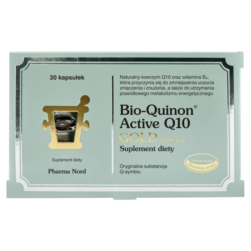 Bio-Quinon Active Q10 Gold kapsułki zmniejszające uczucie zmęczenia, 30 szt. 