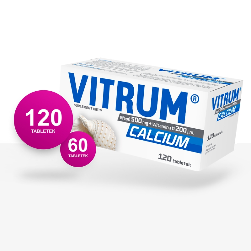 Vitrum Calcium, 60 tabletek