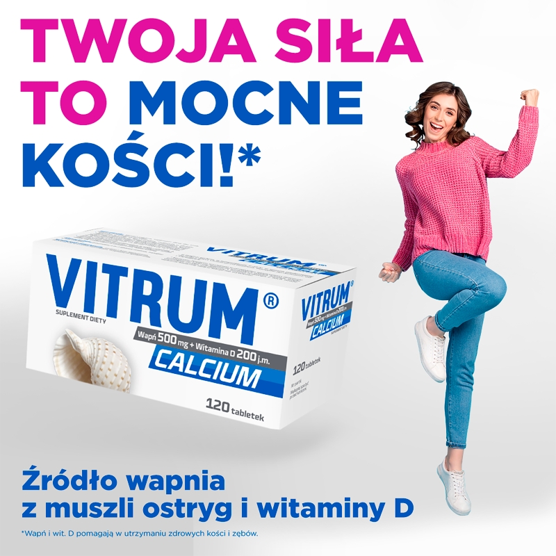 Vitrum Calcium, 120 tabletek