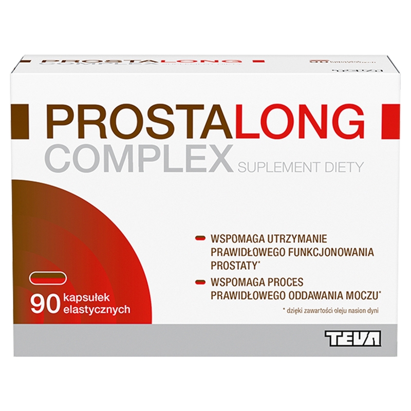 Prostalong Complex, kapsułki dla mężczyzn ze składnikami wspomagającymi płodność, 90 szt.