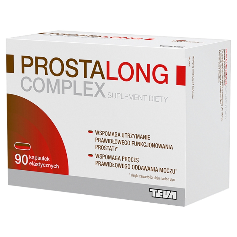 Prostalong Complex, kapsułki dla mężczyzn ze składnikami wspomagającymi płodność, 90 szt.