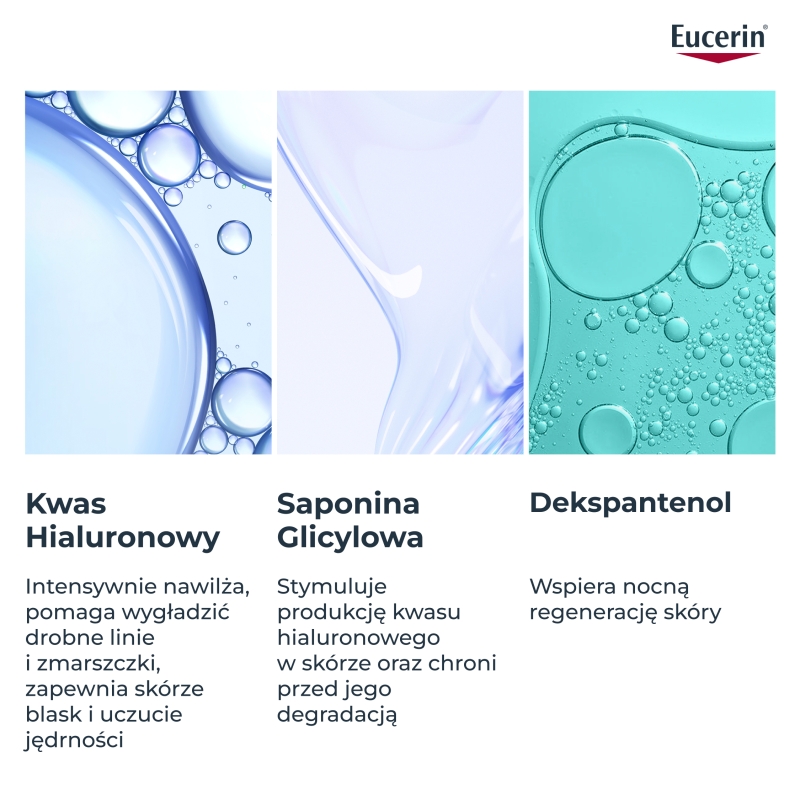 Eucerin Hyaluron-Filler, krem na noc, 50 ml