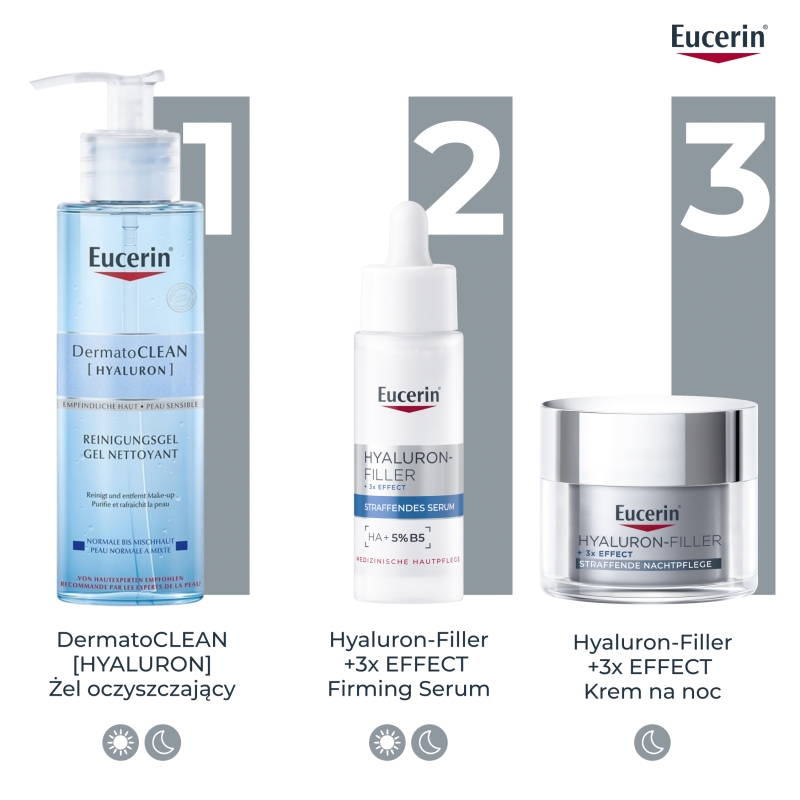 Eucerin Hyaluron-Filler, krem na noc, 50 ml