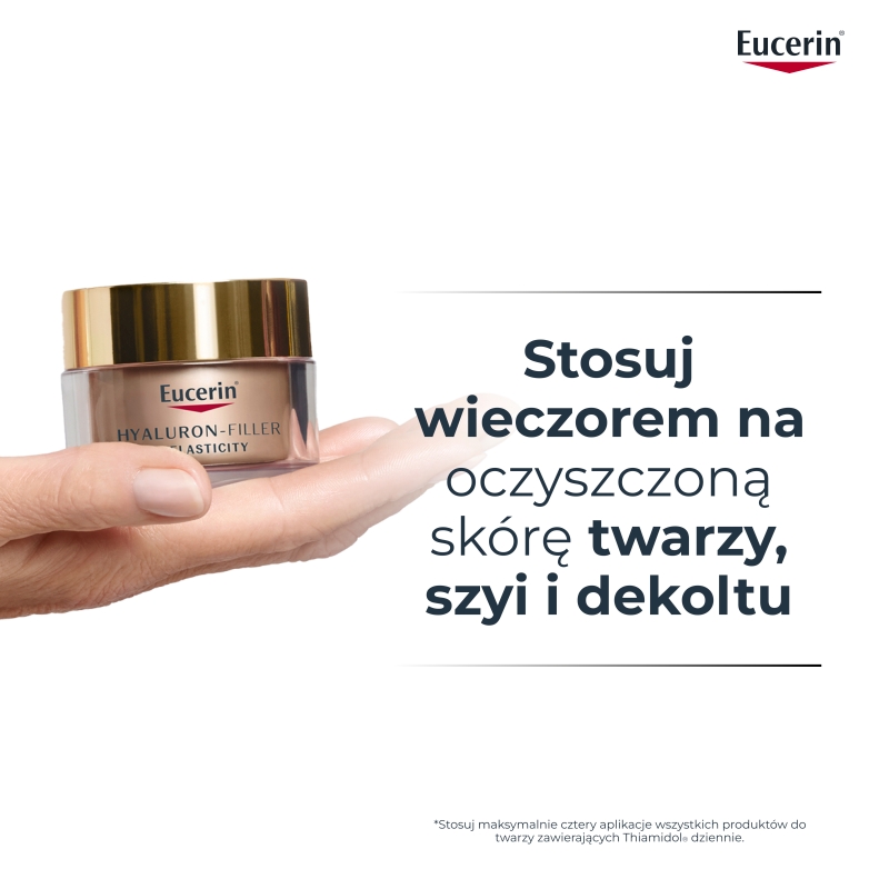 Eucerin Hyaluron-Filler + Elasticity, krem na noc, 50 ml