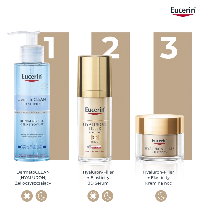 Eucerin Hyaluron-Filler + Elasticity, krem na noc, 50 ml