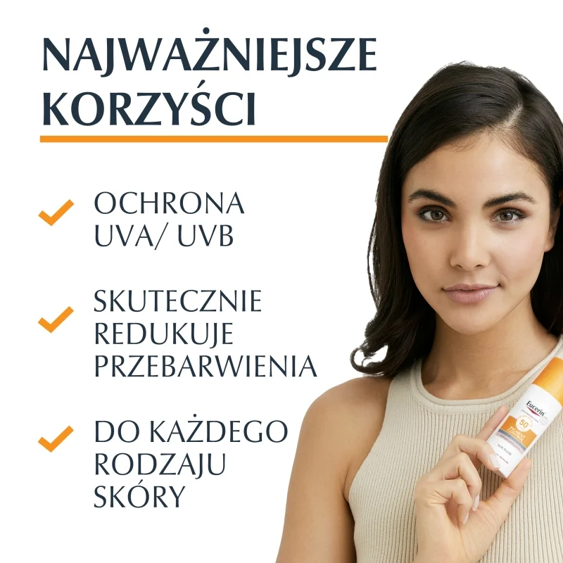 Eucerin Sun Pigment Control, fluid przeciw przebarwieniom, SPF 50+, 50 ml