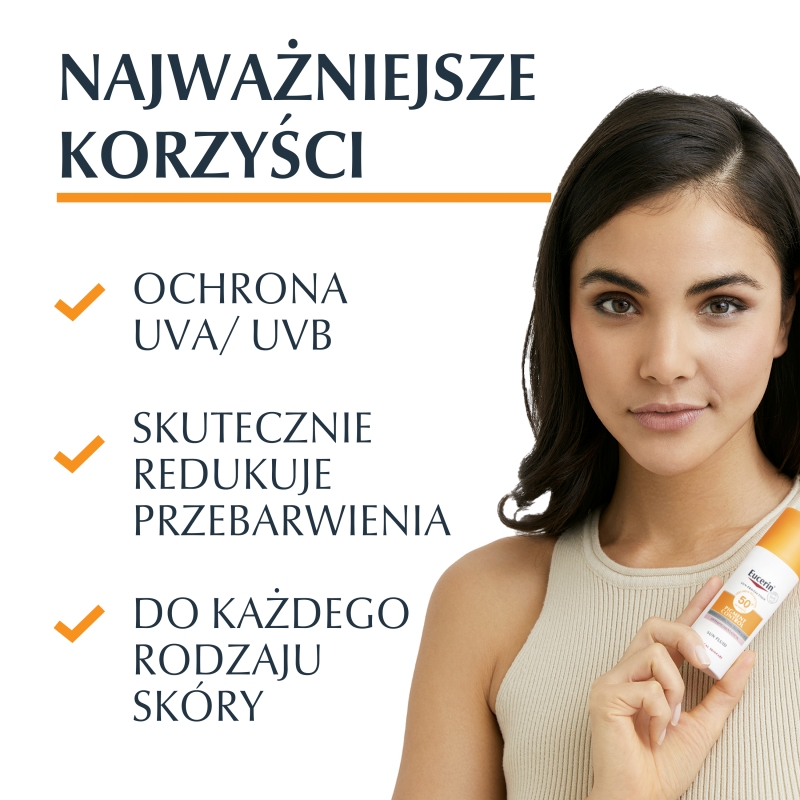 Eucerin Sun Pigment Control, fluid przeciw przebarwieniom, SPF 50+, 50 ml