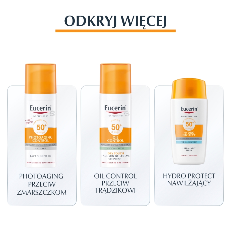 Eucerin Sun Pigment Control, fluid przeciw przebarwieniom, SPF 50+, 50 ml