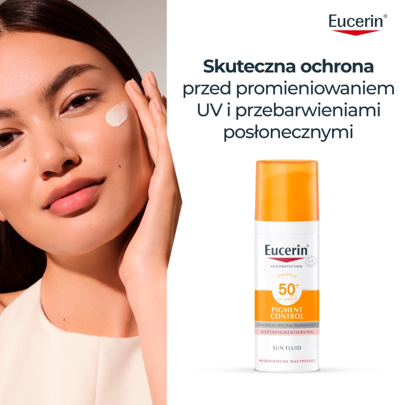 Eucerin Sun Pigment Control, fluid przeciw przebarwieniom, SPF 50+, 50 ml
