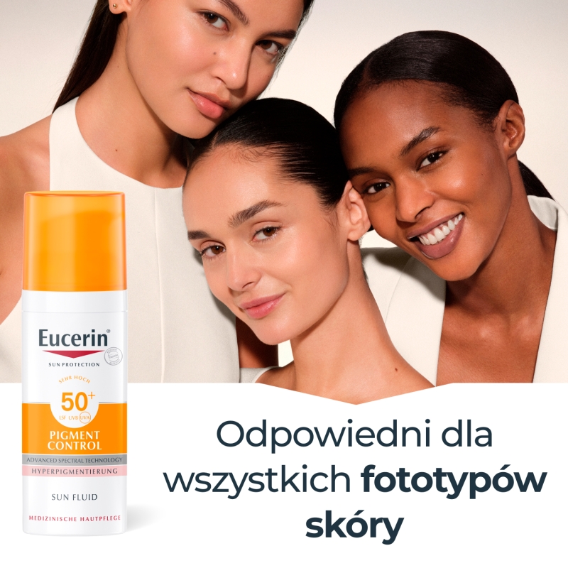Eucerin Sun Pigment Control, fluid przeciw przebarwieniom, SPF 50+, 50 ml