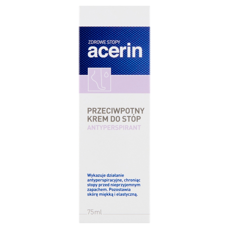 Acerin Perspirant, krem na nadmierną potliwość stóp, 75 ml