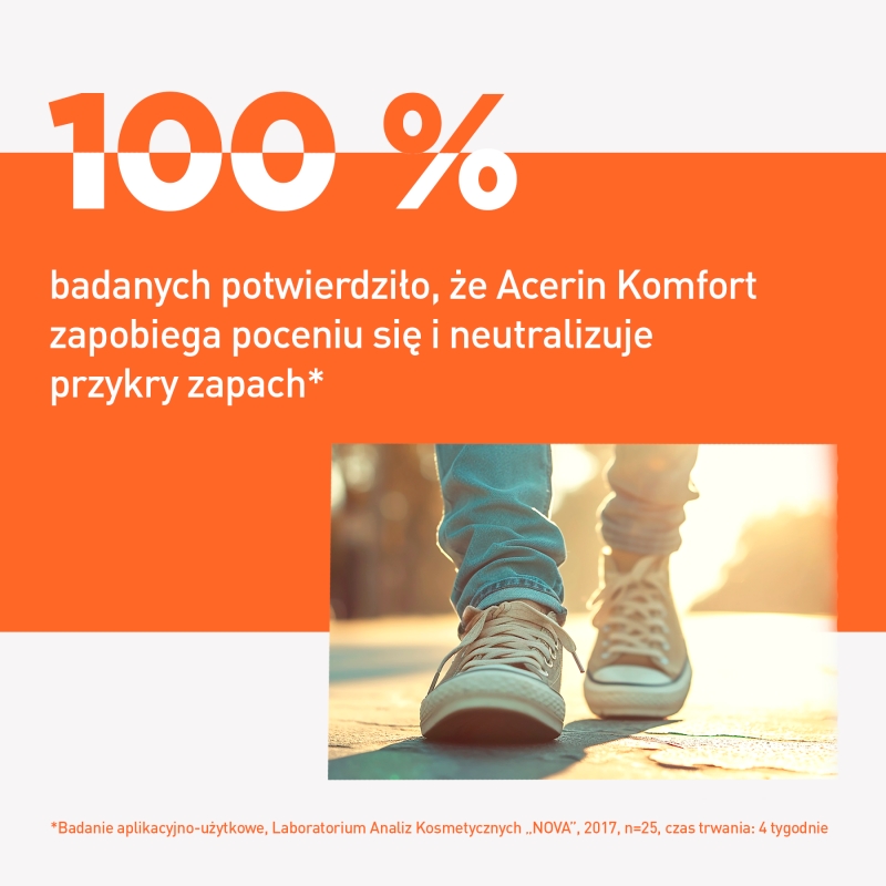 Anida Acerin Komfort, dezodorant do obuwia i stóp o działaniu przeciwpodrażnieniowym i antybakteryjnym, 150 ml