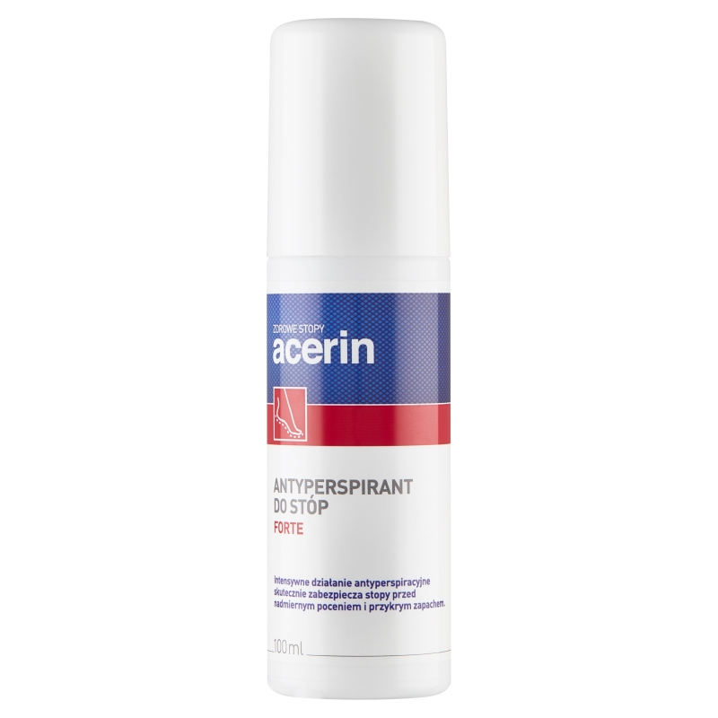Anida Acerin Antyperspirant Forte, do stóp na nadmierne pocenie i nieprzyjemny zapach, 100 ml