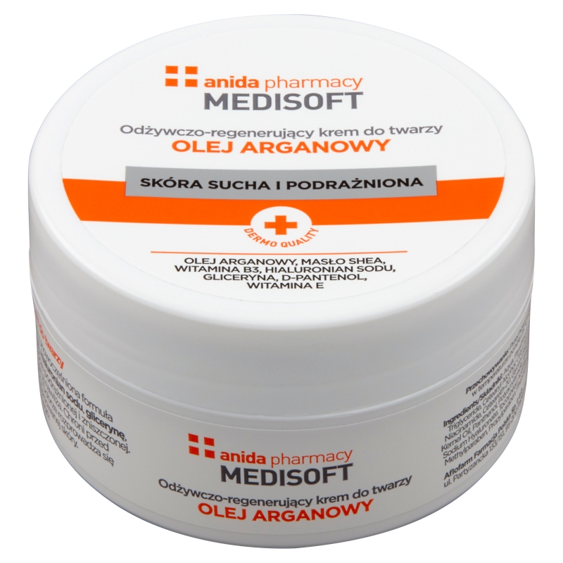 MEDI SOFT , krem odżywczo regenerujący z olejkiem arganowym, 100 ml