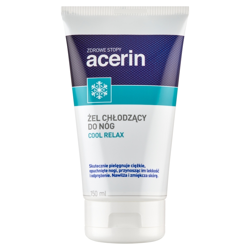 Acerin Cool Relax Żel , na zmęczone i ciężkie nogi, 150 ml