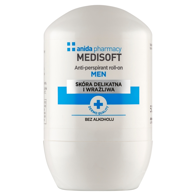 Anida Medisoft MEN , antyperspirant do skóry delikatnej i wrażliwej, 50 ml