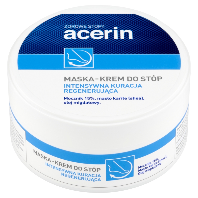 Acerin Zdrowe Stopy, maska intensywnie regeneracyjna do stóp, 125 ml