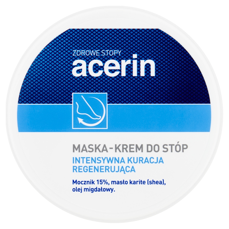 Acerin Zdrowe Stopy, maska intensywnie regeneracyjna do stóp, 125 ml
