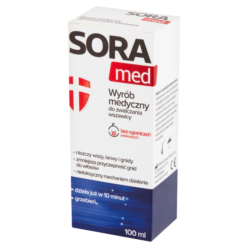 SORA MED , płyn do zwalczania wszawicy, 100 ml