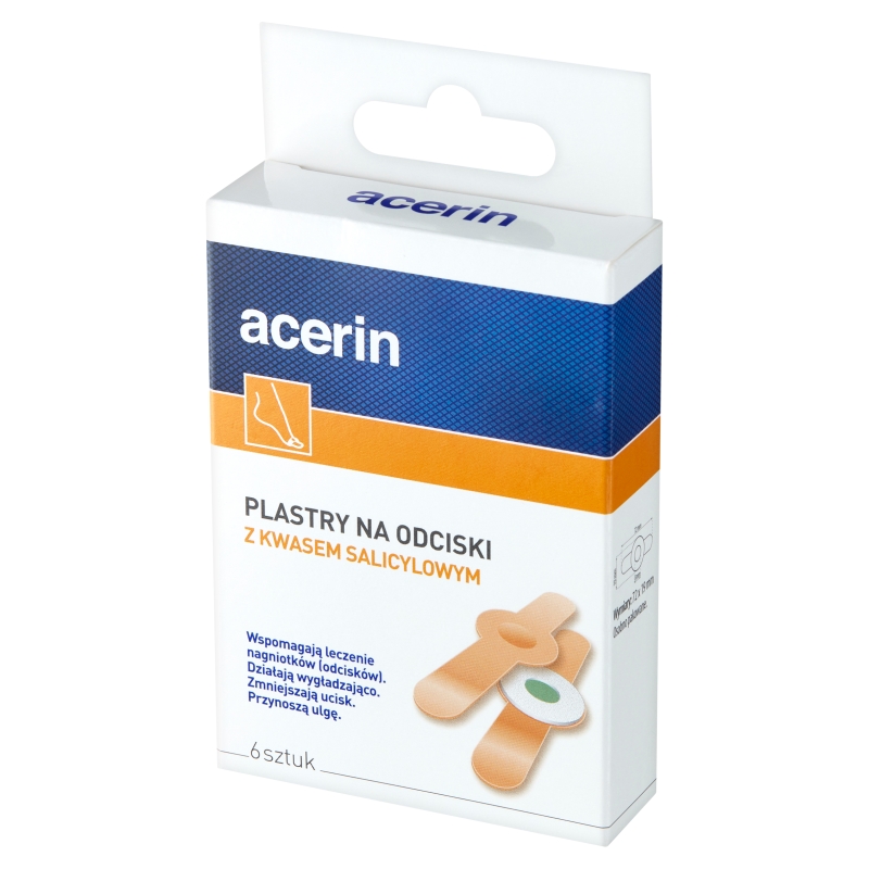 ACERIN , plastry na odciski z kwasem salicylowym, 6 szt.