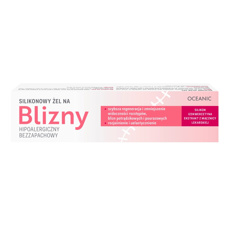 Blizny, żel silikonowy, hipoalergiczny, bezzapachowy, 30 g