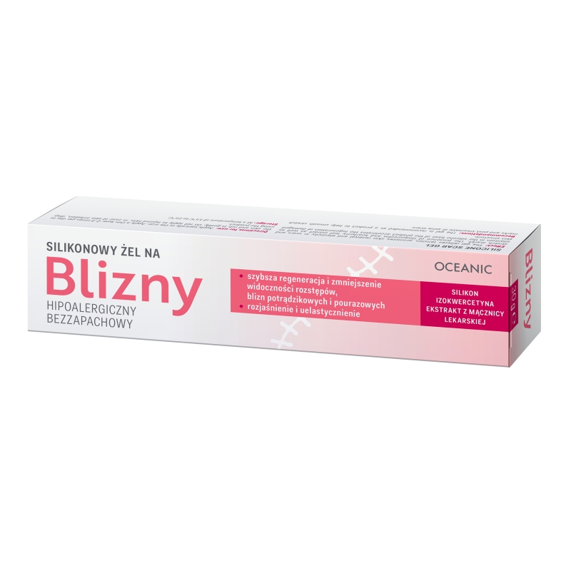 Blizny, żel silikonowy, hipoalergiczny, bezzapachowy, 30 g