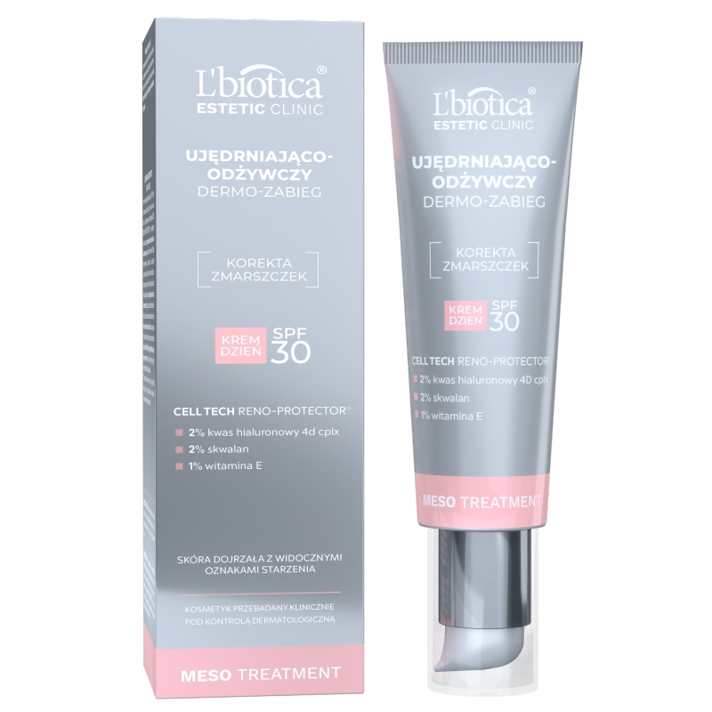 L'biotica Dermo-zabieg, krem ujędrniająco-odżywczy na dzień, SPF 30, 35 ml