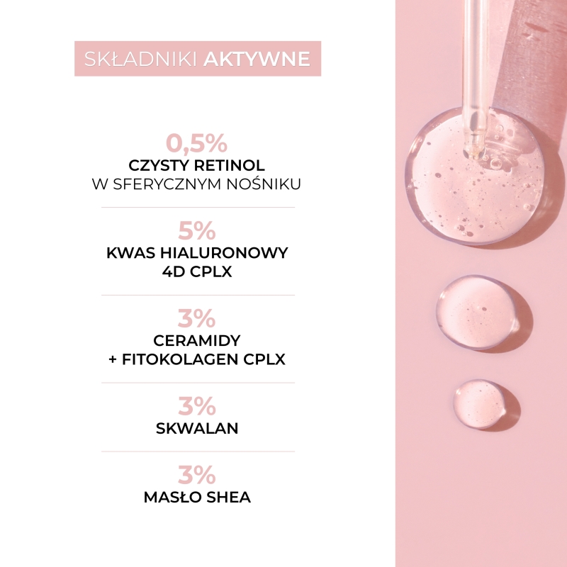 L'biotica Dermo-zabieg, krem ujędrniająco-odbudowujący na noc, 35 ml